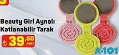 BEAUTY GİRL AYNALI KATLANABİLİR TARAK